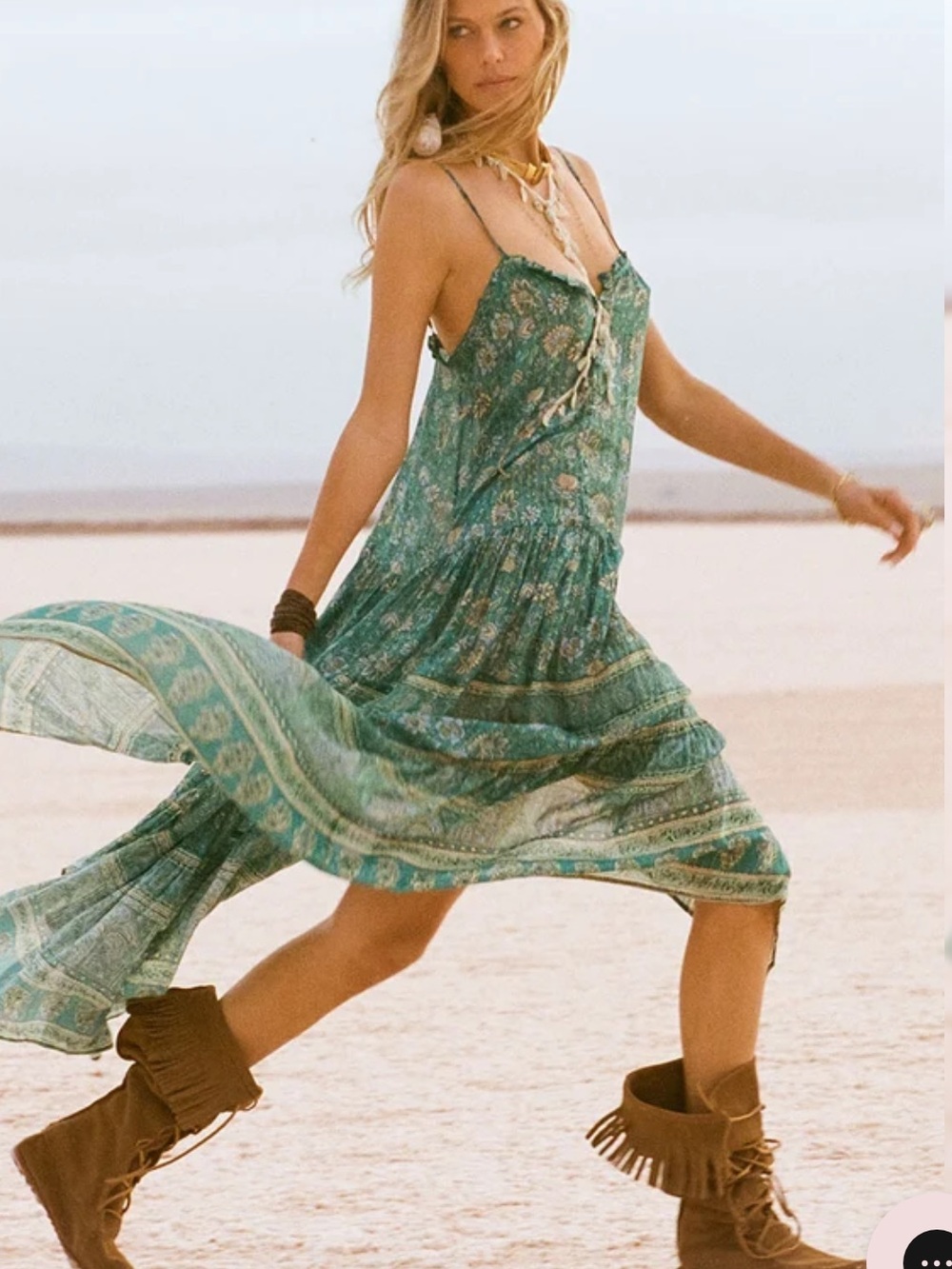 Spell Elysian Strap Maxi Dress
